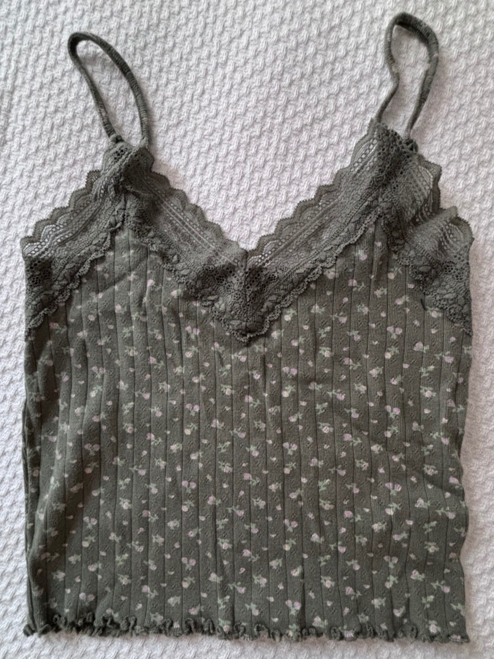 AE Flower Print Crop Top
